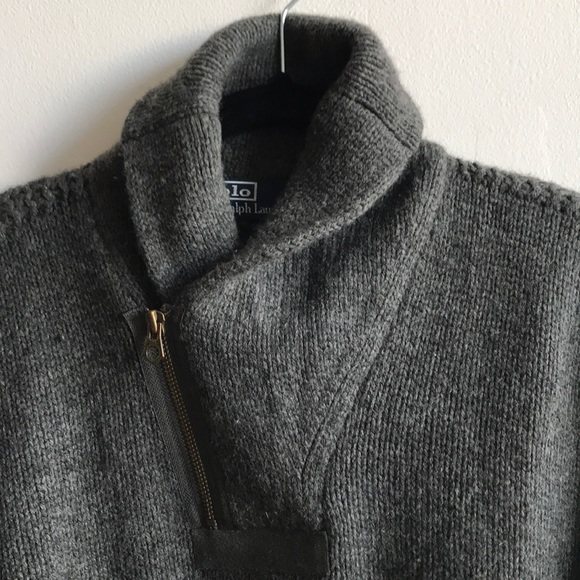 Polo wool sweater - Picture 3 of 5